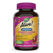 Nature's Way Alive! Zero Sugar Women's Gummy Multivitamin - Strawberry