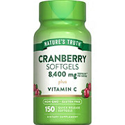 Nature's Truth Cranberry Plus Vitamin C 8400 mg Quick Release Softgels