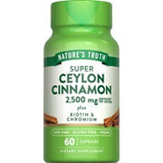 Nature's Truth Super Cinnamon 1500 mg Quick Release Capsules