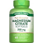 Nature's Truth Magnesium Citrate 250 mg Quick Release Softgels