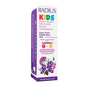 Radius Kids Immunity Power Toothpaste - Super Duper Bubble Berry Mint