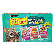 Friskies Wet Cat Treats Variety Pack, Seafood Faves
