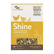 Flockleader Shine Skin & Feather Support Formula Poultry Treats