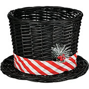 Destination Holiday Snowman Hat Christmas Basket, Large