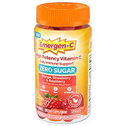 Emergen-C  Zero Sugar High Potency Vitamin C Gummie - Orange Strawberry & Raspberry