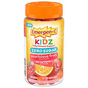 Emergen-C Zero Sugar Kidz Immune Support Gummies - Sourlicious Fruit