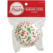 Destination Holiday Christmas Cupcake Liners - Cowboy Gingerbread