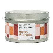 Signature Soy Merry & Bright Scented Christmas Tin Candle