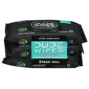 Dude Wipes Mint Chill XL Flushable Wipes 3 pk