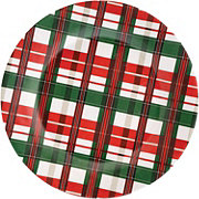 Destination Holiday Plaid Melamine Dinner Plate