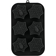 Destination Holiday Halloween Silicone Spider Web Treat Molds - Black