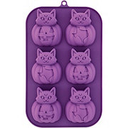 Destination Holiday Halloween Silicone Pumpkin Cat Treat Molds