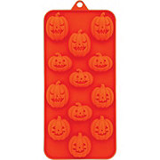 Destination Holiday Halloween Silicone Jack-O-Lanterns Treat Mold - Orange