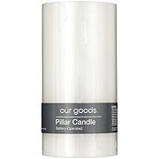 our goods LED Pillar Candle