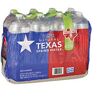 Hill Country Fare Natural Texas Spring Water 8-pk Bottles – Texas-Size Pack