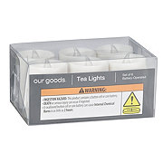 our goods LED Tea Lights, 2 in