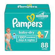 Pampers Baby-Dry Baby Diapers - Size 7