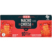 H-E-B Nacho Cheese Flavored Tortilla Chips Multipack 1 oz Bags