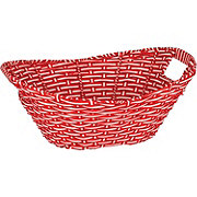 Destination Holiday Red & White Christmas Paper Basket Set