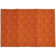 Destination Holiday Fall Harvest Pumpkins Drying Mat - Rusty Orange