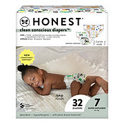 The Honest Company Clean Conscious Diapers Value Pack - Size 7, Barnyard Print