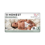 The Honest Company Clean Conscious Diapers Club Box - Size 1, Rose Blossom Print