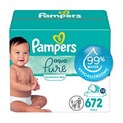 Pampers Aqua Pure Baby Wipes 12 pk