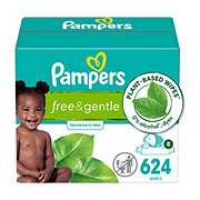 Pampers Free & Gentle Baby Wipes 8 pk