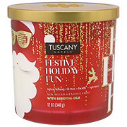 Tuscany Candle Festive Holiday Fun Scented Christmas Candle