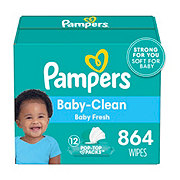 Pampers Baby Clean Baby Wipes - Fresh Scented  12 pk