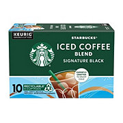 Starbucks Iced Coffee Blend Signature Black K Cups
