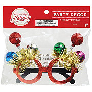 Destination Holiday Tinsel Glasses with Ornaments