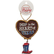 Destination Holiday Deep In The Heart of Texas Christmas Ornament