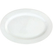 our goods Oval Porcelain Platter - White