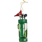 Destination Holiday Green Golf Bag Christmas Ornament