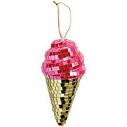 Destination Holiday Disco Ice Cream Ornament