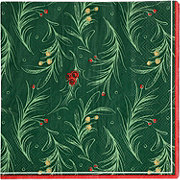 Destination Holiday Christmas Holly Dinner Napkins