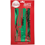 Destination Holiday Christmas Foil Door Fringe - Red & Green