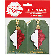 Destination Holiday Honeycomb Christmas Gift Tags