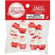 Destination Holiday Santa Christmas Erasers