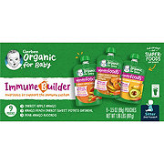 Gerber Organic for Baby Pouches Immune Builder - Variety Pack