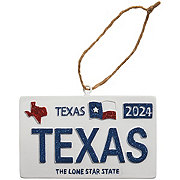 Destination Holiday 2024 Texas License Plate Christmas Ornament