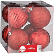 Destination Holiday Shatterproof Ornaments - Red