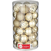 Destination Holiday Shatterproof Christmas Ornaments - Gold, 41 ct