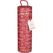 Destination Holiday Destination Holiday Merry Christmas Wine Tube Gift Carrier