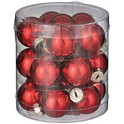 Destination Holiday Mini Ball Ornaments - Red