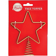 Destination Holiday Mini Tree Star Topper - Gold