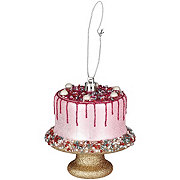 Destination Holiday Pink Frosted Cake Christmas Ornament