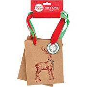 Destination Holiday Kraft Reindeer Gift Bags, Small