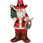 Destination Holiday Ceramic Christmas Cowboy Santa